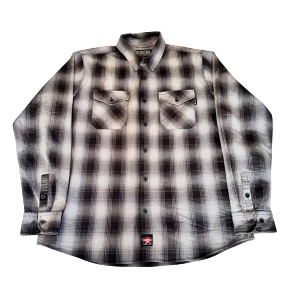 DIXXON Other - Dixxon Foundry FR Shirt Men's 2XT Big Tall Gray Plaid Flame Resistant Button Up